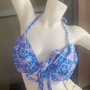 Sundazed Push Up Bikini Top Swimsuit Separates Underwire Padded 32D New 4/25